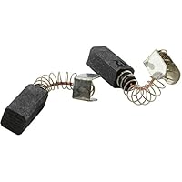 Specialty Carbon Brushes ca-07-15705 for Metabo Sander SR 226-0.24x0.24x0.51'' - With Spring, Cable and Connector - Replaces original parts 316033390, 34301033 & 343011050