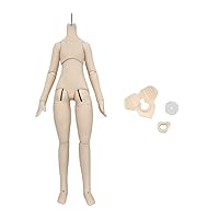 New UFdoll Mini 1/6 Scale BJD Doll Body 20cm Joint Female Body PVC + ABS Great Action Figure (Group A,White Skin)