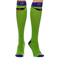 Teenage Mutant Ninja Turtles Donatello Knee High Socks with Mask