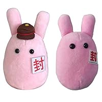 Anime Toilet-Bound Hanako-kun Mokke Plush Doll Pillow Yashiro Nene Jibaku Shōnen Hanako-kun Chain Pendant Toy 17〃 Cartoon Doll (Rose Red-3, 17〃)