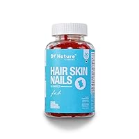 Hair Skin & Nails Vitamin Gummies - with Biotin, Folic Acid, Vitamin A, C, E, B6, B7, B9 & B12 for Hair Growth, Glowing Skin & Strong Nails (30-Day Pack)