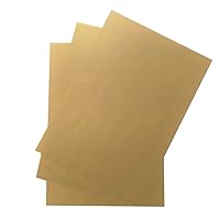 Kraft Wrapping Paper, Light Brown, Semi-Bleached, 2.5 oz (70 g), 35.4 x 23.6 inches (900 x 600 mm), 2