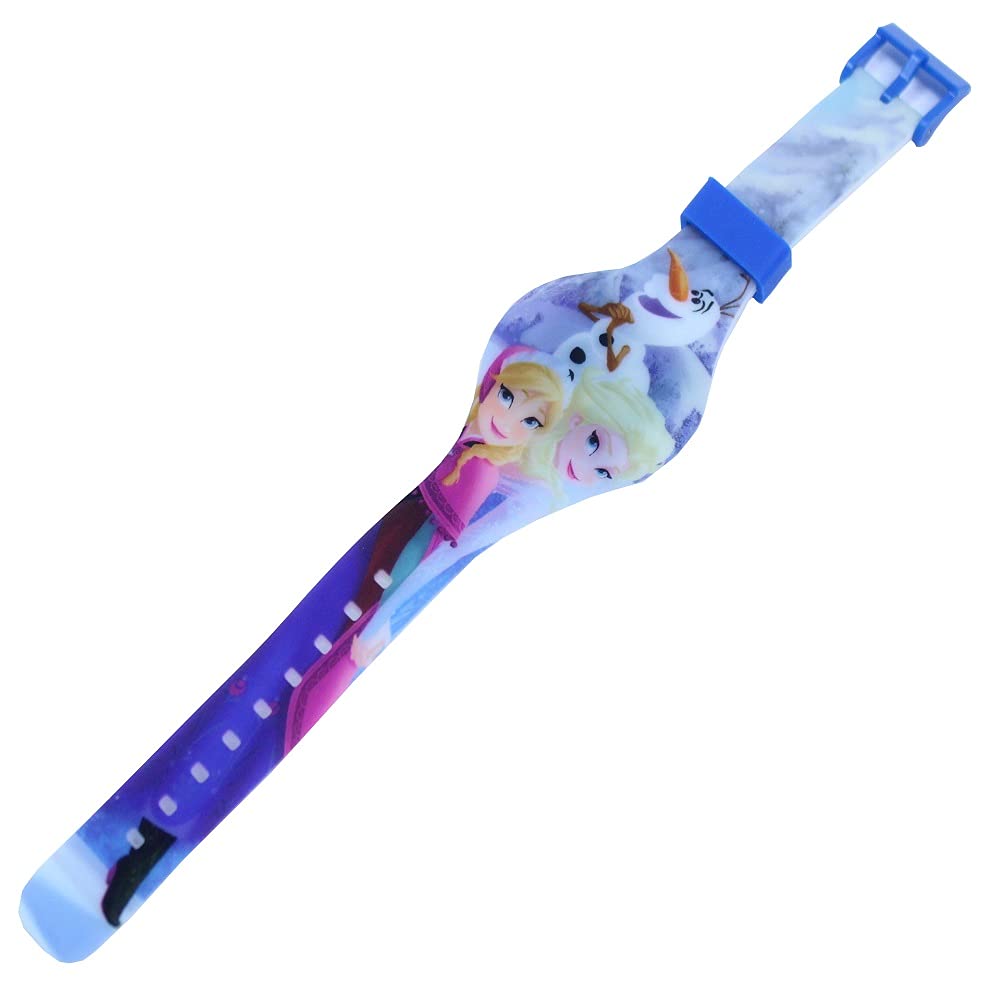 Accutime Kids Disney Frozen Digital LCD Quartz Wrist Watch with Strap, Cool Inexpensive Gift & Party Favor for Toddlers, Boys, Girls, Adults All Ages