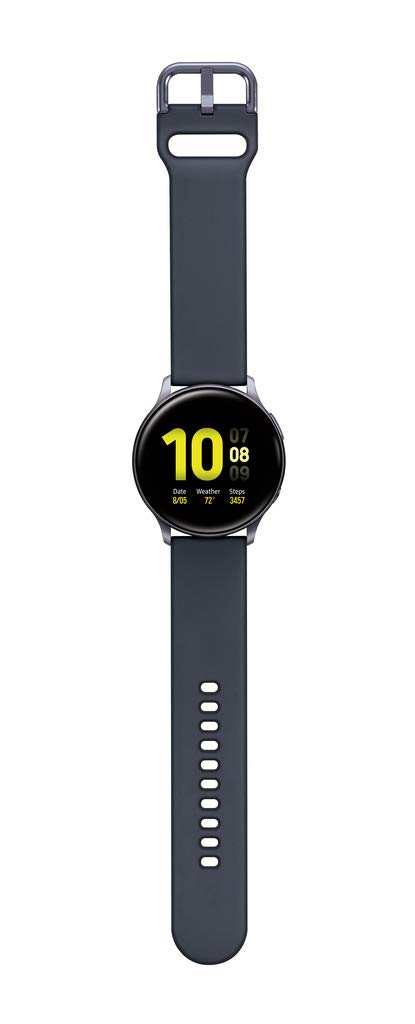 SAMSUNG Galaxy Watch Active 2 (40mm, GPS, Bluetooth) Smart Watch with Advanced Health Monitoring, Fitness Tracking, and Long Lasting Battery, Aqua Black (US Version)