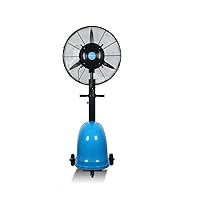 Fans,High Velocity Cold Air Circulator/Heavy-Duty Fan Powerful Oscillating Cooling Fan Noiseless/Industrial Humidifying Misting Fan/Floor Standing Pedestal Fan, for Commercial Residential