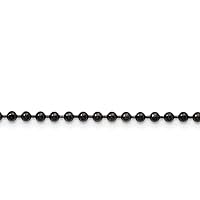 Stainless Steel Ip Black Plated 30inch Ball Chain Necklace Jewelry Gifts for Women in Steel Choice of Lengths 30 and 2.4mm 3mm