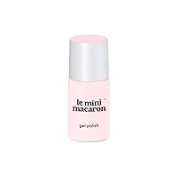 le mini macaron One Step Gel Nail Polish 3-in-1 Base Coat, Color and Top Coat. Salon Quality | Smudge-Free | Chip Free | Long Lasting | Quick Drying | Soak Off | Glossy (Rose Glacée)