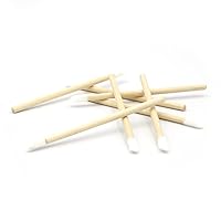 Bamboo Eco Makeup Lip Brushes - IVY ESSENTIALS | Eco- Friendly Beauty Spa Lip Wand Applicator Tools, 50 Pack