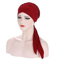 MSBRIC Chemo Cap for Women Soft Comfortable Wear Headwrap Ladies Hat Bandanas Color 2618