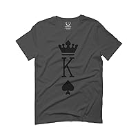 King Queen Couple Couples Gift her his mr ms Matching Valentines Wedding for Men T Shirt