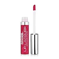 MODE Pearly Ruby Red Shimmery Gold Pearl Lip Lacquer Ultra Shine Lip Gloss LOVE4SALE Long Lasting Hydrating Creamy Color, Nourishinhg Skincare Fruit Oils, Cruelty Free, Vegan