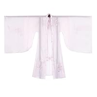 Women's Silk Retro Chinese Style Elements Peony Embroidered Improved Hanfu Chinese Style Everyday 087