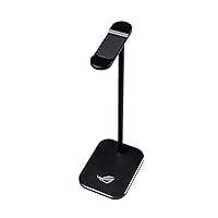 ASUS ROG Metal Gaming Headset Stand | Aluminum Structure, Stable Base, Durable & Scratch-Resistant Build, Rubber Nonslip Feet, Tall Headset Clearance, Easy to Assemble