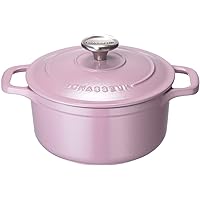 CHASSEUR CH471810PK Sublime Round Casserole 7.1 inches (18 cm), Pink