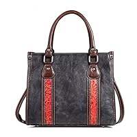 Handbags & Shoulder Bags,Women Handbags Vintage Tote Bags Women Shopping Crossbody Bags(D, 27cm*12cm*23cm)