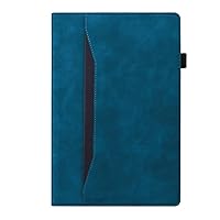 for Kindle Paperwhite5 Gen 11 Cover Pu Leather Wallet Smart Book Cover Kindle Paperwhite 2021 Cover Signature Edition Cover with Sleep/Wake Function Ebook Cover, Blue