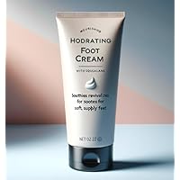 Hydrating Foot Cream with Squalane - Nourishing Formula for Soft, Supple Feet - Enriched with Moisturizing Squalane - Soothes and Revitalizes Dry, Cracked Skin - 4oz