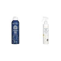 Pacifica Coconut Sea Salt Vanilla Big Waves Hairspray & Coconut Milk Detangle Elixir Conditioning Spray Bundle
