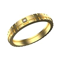 Real Diamond Wedding Band Foe Women And Girls In 14k Solid Gold Gift Diamond Ring Gift For Her
