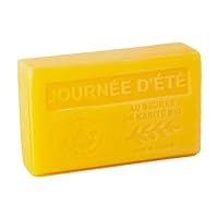 Maison Du Savon De Marseille - French Soap Made with Organic Shea Butter - Summers Day Fragrance - 125 Gram Bar