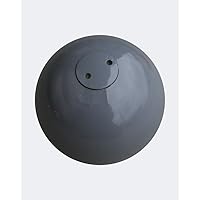 Precision Performance 6.80kg/15lb Iron Shot Put Versatile Training and Competition Excellence with Sturdy Cast Iron Build and Durable Polyurethane Coating Grey