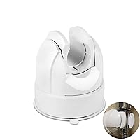 Qiangcui Powerful Vacuum Suction Cup Shower Head Wall Mount Holder, No Drill Removable Handheld Showerhead& Bidet Sprayer Adhesive Bracket/748