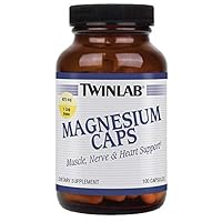 Twinlab Magnesium Capsules, 420 milligrams, 100 Capsules
