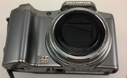 Olympus SZ-12 14MP Digital Camera with 24x Wide-Angle Zoom (Silver) (Old Model)