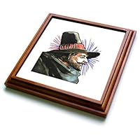 3dRose Guy Fawkes and Fireworks Fifth of November - Trivets (trv-384894-1)