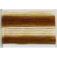 Lecien Japan SE80-8036 Cosmo Seasons Variegated Embroidery Floss, Browns