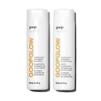 goop Beauty Amino Acid Shampoo and Conditioner Set | 8.5 fl oz Hydrating Shampoo to Moisturize Hair & Boost Shine | 8.5 fl oz Moisturizing Conditioner for Hair Hydration & Hair Volume | Sulfate Free