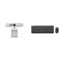 Lenovo HD 1080p Webcam (510 FHD) 300 Wireless Keyboard and Mouse Bundle