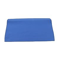 Pillow Side Wedge Pillow Blue Body Side Wedge Pillow with Hidden Zipper PU Leather Incline Side Wedge Pillow for Adults Side Sleeper Pregnancy Belly (50 * 25 * 15cm)