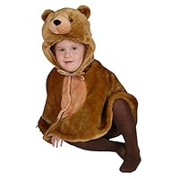 Dress Up America Kids Sweet Cuddly Little Brown Bear Costume