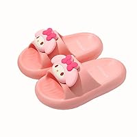 Cute Cartoon Slippers EVA Soft Sole Non-Slip Slides Household Bathroom Shower Sandals for Girls