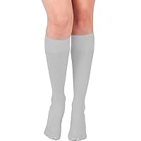 Diamond Star Women's Knee High Socks Trouser Socks, Stretchy Soft Thin Material 6 Pairs Pack.
