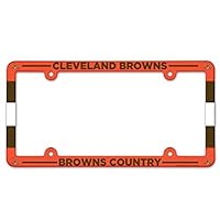 NFL Cleveland Browns LIC Plate Frame Full Color