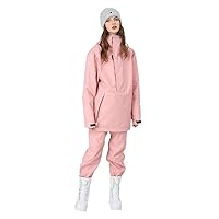Breathable Unisex Ski Suit - Waterproof Windproof Fleece Snow Clothes for Women and Men