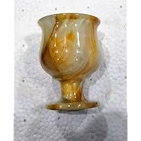 MARBLE GLASSES Set of 6 HAND MADE JOINTLESS.