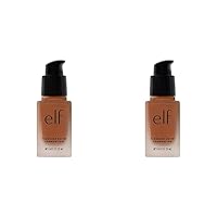 e.l.f. Flawless Finish Foundation, Lightweight & Medium Coverage, Semi-Matte Finish, Coco, 0.68 Fl Oz (20mL) (Pack of 2)