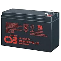 New CSB Brand HR1234WF2 High Rate 12V 9Ah 34W SLA Batteries F2 Terminals