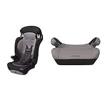 Cosco Finale Dx 2-in-1 Booster Car Seat, Dusk, 18.25x19x29.75 Inch (Pack of 1) & Topside Backless Booster Car Seat (Leo)