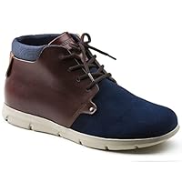 Birkenstock Men's Estevan VL/NL Boots, Blue/Brown, 7-7.5 Narrow