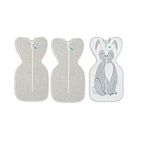 Love to Dream Swaddle UP, Baby Sleep Sack, Swaddle UP Self-Soothing Swaddles for Newborns, Improves Sleep, Snug Fit Helps Calm Startle Reflex, New Born Essentials for Baby, Grey Bundle Pack