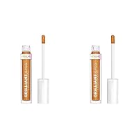 L'Oreal Paris Makeup Brilliant Eyes Shimmer Liquid Eye Shadow, Longwearing Lasting Shimmer, Crease Resistant, Flake-Proof, Precision Applicator, Quick Dry, Non-Greasy, Precious Lava, 0.1 (Pack of 2)