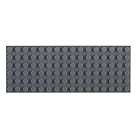 Classic Grey Plates Bulk, Dark Gray Plate 6x16, Building Plates Flat 10 Piece, Compatible with Lego Parts and Pieces: 6x16 Gray Plates(Color: Dark Gray)