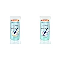 Degree Women's 72-Hour Sweat & Odor Control Antiperspirant Deodorant Bundle with Vanilla & Jasmine and Lavender & Waterlily Scents, 2.6 oz Each
