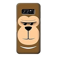 R2721 Cute Grumpy Monkey Cartoon Case Cover for Note 8 Samsung Galaxy Note8