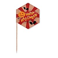 Cartoon Halloween Fonts Art Deco Gift Fashion Toothpick Flags Cupcake Picks Party Celebration