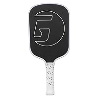 GAMMA Obsidian Carbon Fiber Pickleball Paddle, 10mm, 13mm, and 16mm Core Options, Comfortable Molded Foam Handle, and Customizable Handle Weight System